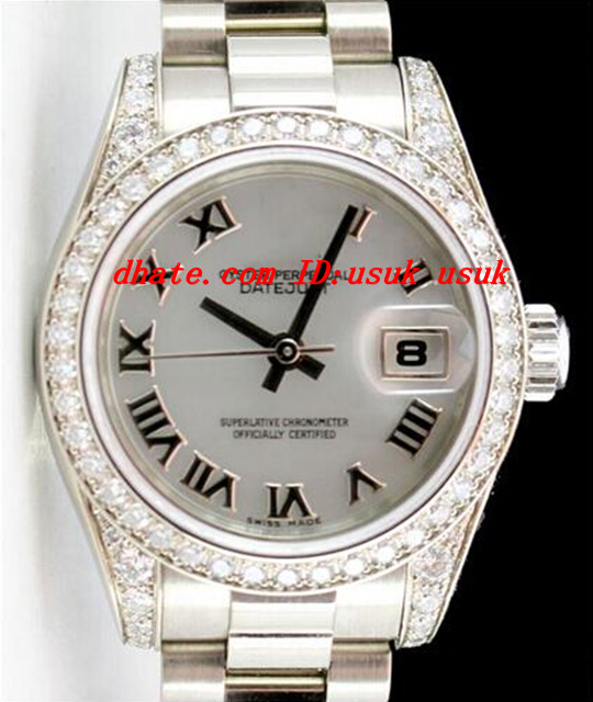 Luxury Watches Wristwatch Ladies Lady 179159 Roman Dial Watch Automatic Mechanical Watch Wristwatch Women Sport Watches, White
Luxury Watches Wristwatch Ladies Lady 179159 Roman Dial Watch Automatic Mechanical Watch Wristwatch Women Sport Watches, White