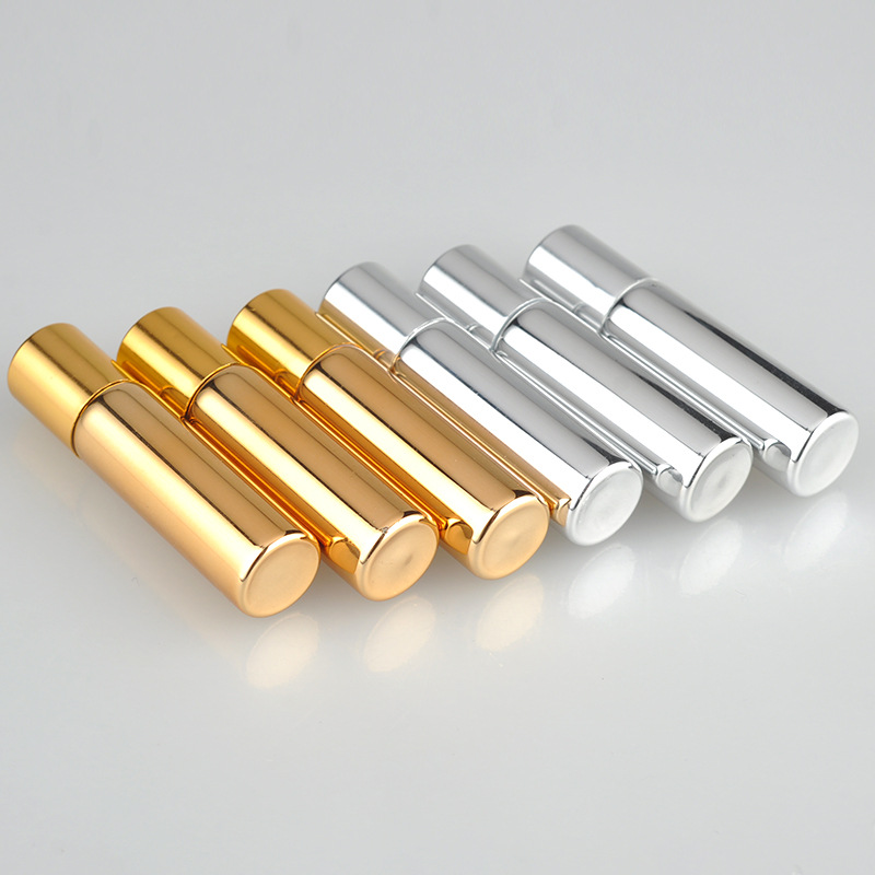 Wholesale Thick 5ML Gold Silver Glass Roll on Bottles For Essential Oils Perfume Bottle Empty Cosmetic Containers With Metal Roller Ball
Wholesale Thick 5ML Gold Silver Glass Roll on Bottles For Essential Oils Perfume Bottle Empty Cosmetic Containers With Metal Roller Ball