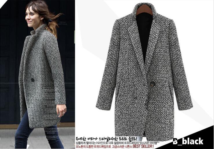 New women's Clothing high-grade cloth thickening long-sleeved overcoat cultivate morality Autumn winter Dust coat clothes gift ems free