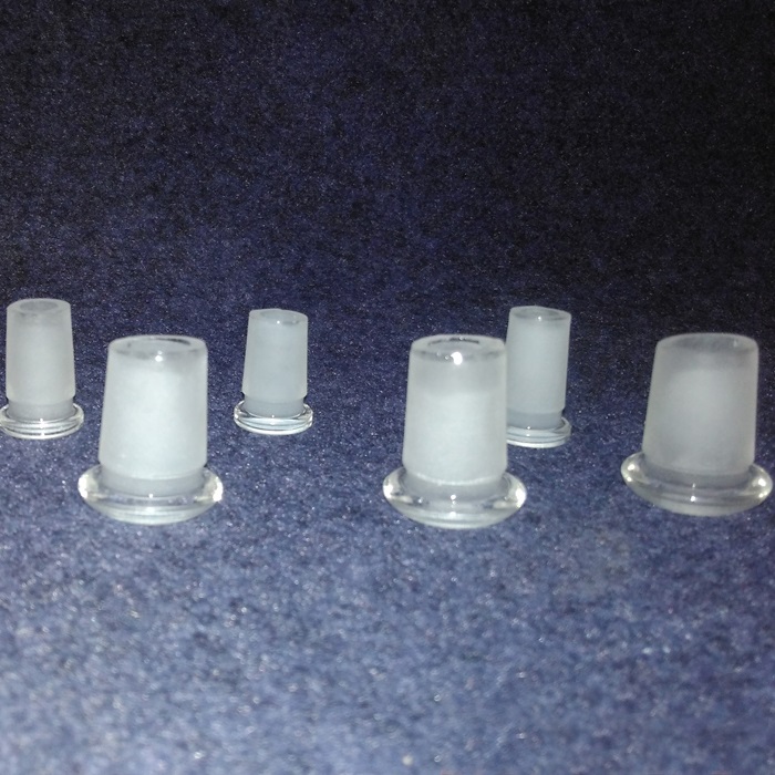 wholesale 18 to 14 Glass Reducer low profile Adapter 14 male to 10 female Frosted Borosilicate Glass Connector Downstem Slit Diffuser
wholesale 18 to 14 Glass Reducer low profile Adapter 14 male to 10 female Frosted Borosilicate Glass Connector Downstem Slit Diffuser