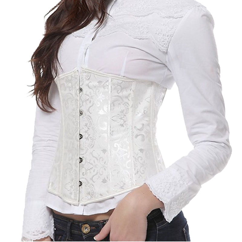 Free shipping!! Full Steel Boned Corsets Cincher Underbust Corset Black Waist Training corsets sexy corselet 8903