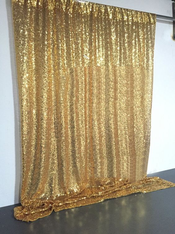 Great Gatsby wedding table cloth Gold Decorations round and rectangle Add Sparkle with Sequins cake table idea Masquerade Birthday Party