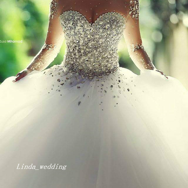 Free Shipping 2019 Princess Cinderella's Dream Fairytale Tulle Crystal Beading Long Sleeve Wedding Dress Bridal Gowns Women, Ivory
Free Shipping 2019 Princess Cinderella's Dream Fairytale Tulle Crystal Beading Long Sleeve Wedding Dress Bridal Gowns Women, Ivory