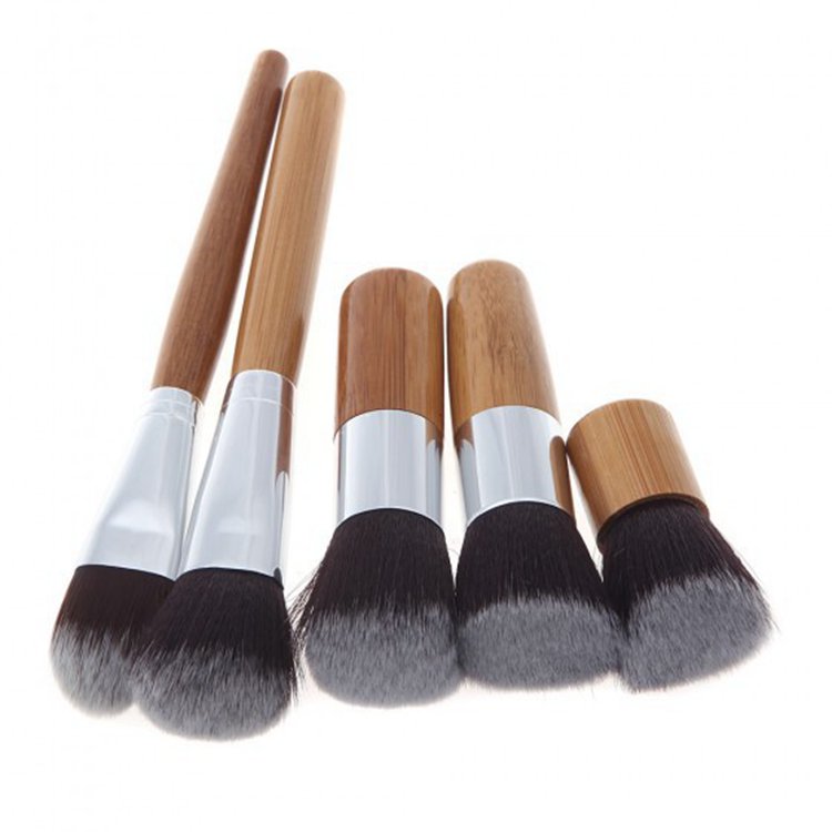 Bamboo Makeup Brushes Set Cosmetics Maquiagem Profissional 11 pcs High Quality Cosmetic Brushes Kit Brush Free DHL