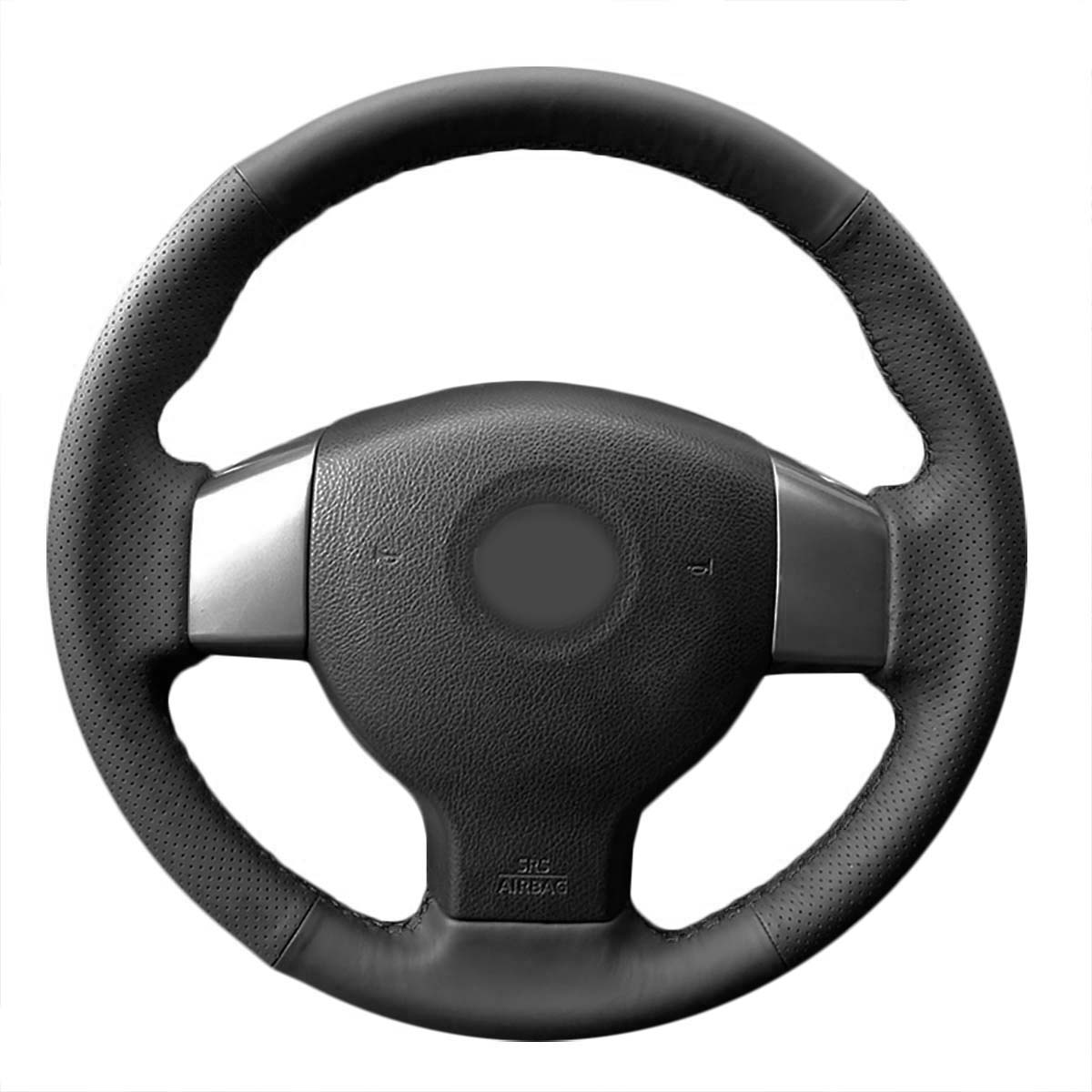 Steering wheel cover Case for NISSAN TIIDA old model Nissan NOTE Genuine leather DIY Car styling Leather steering wheel cover
