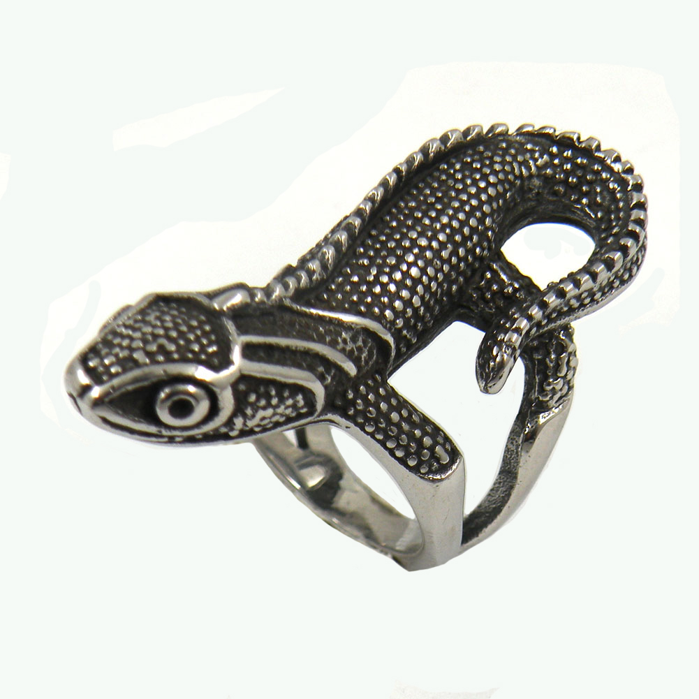 FANSSTEEL STAINLESS STEEL MENS JEWELRY PUNK RING VINTAGE climbing lizard lacertid ring BIKER RING GIFT FOR BROTHERS OR SISTERS 13W61
FANSSTEEL STAINLESS STEEL MENS JEWELRY PUNK RING VINTAGE climbing lizard lacertid ring BIKER RING GIFT FOR BROTHERS OR SISTERS 13W61