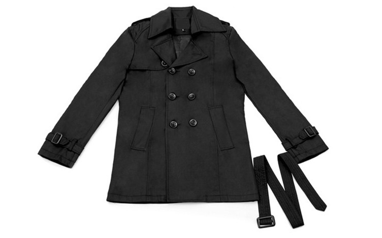 2016 Winter Charm Men Vintage Trench coat Elegant Man Windproof Coat Black,khaki M-4XL Classic Design Men Trench Coat