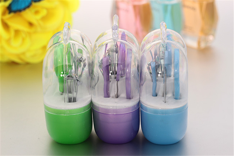 New Apple Shape manicure set nail care set all-round nail scissors manicure tool manicure kit 8pcs/set Nail Art Salon Kits 2916-1