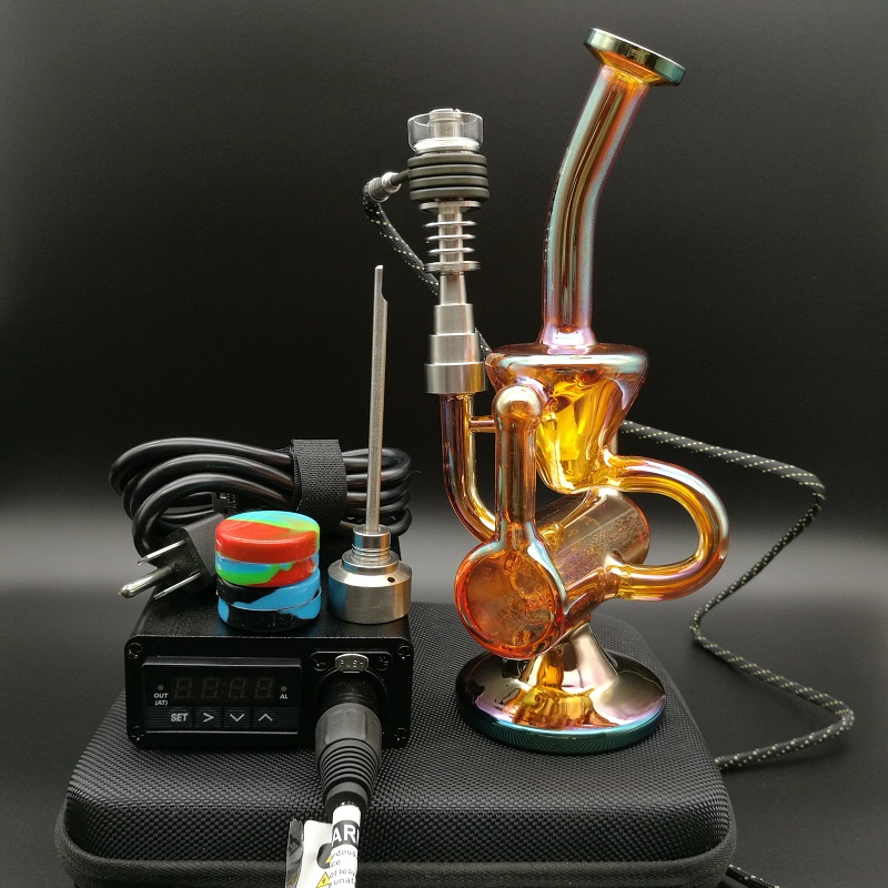 DHL Free E Digital Nail kit Digital Essential Oil Vaporizer Coil PID box with oil rigs Electric Dab rigs glass water bongs
DHL Free E Digital Nail kit Digital Essential Oil Vaporizer Coil PID box with oil rigs Electric Dab rigs glass water bongs