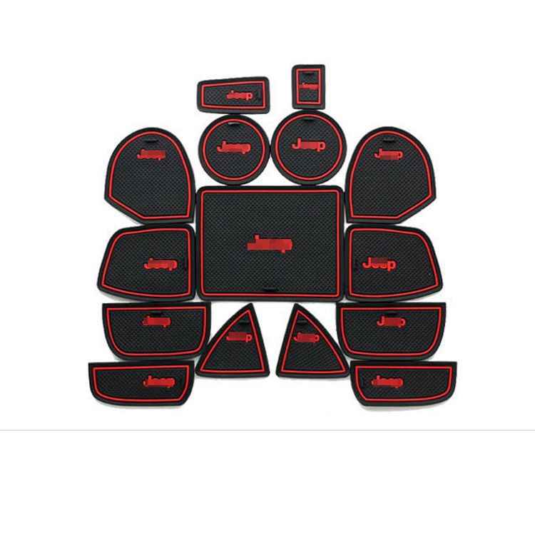 15pcs non-slip rubber interior car door armrest storage panel mat cup holder slot pad cover sticker for jeep grand cherokee
15pcs non-slip rubber interior car door armrest storage panel mat cup holder slot pad cover sticker for jeep grand cherokee