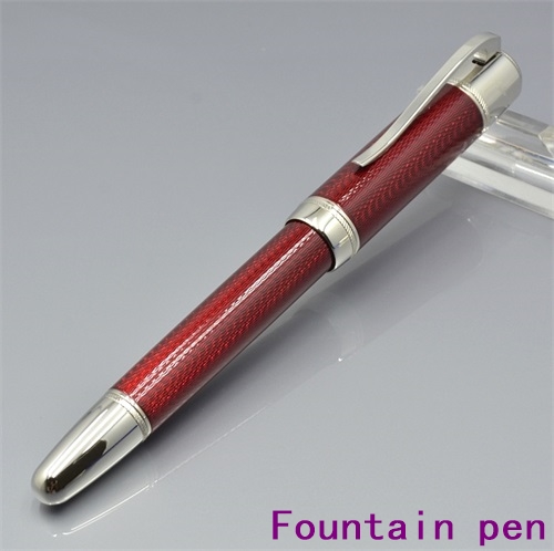 wholesale Top quality Black / Blue / wine red Fountain pen / ballpoint pen office stationery write ball pens for business Gift