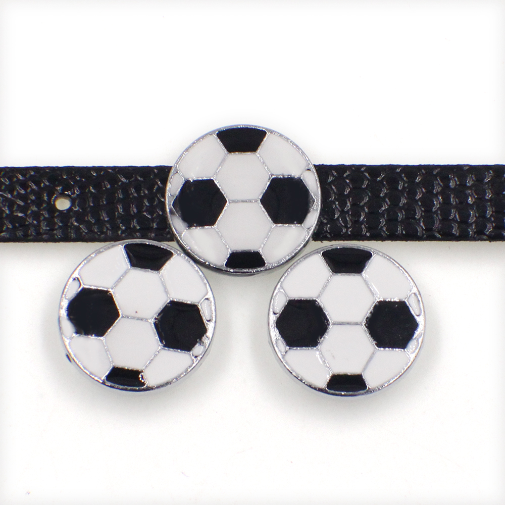 Wholesale football soccer zinc alloy 10mm slider Charms DIY Accessories Fit 10mm Pet Collar wristband SL497
Wholesale football soccer zinc alloy 10mm slider Charms DIY Accessories Fit 10mm Pet Collar wristband SL497