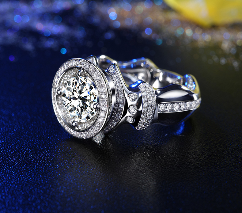 Victoria Wieck Cocktail Jewelry Manmade 925 Sterling Silver Topaz Simulated Diamond Gemstones Wedding Band Men Rings for Lover Gift Size8-13