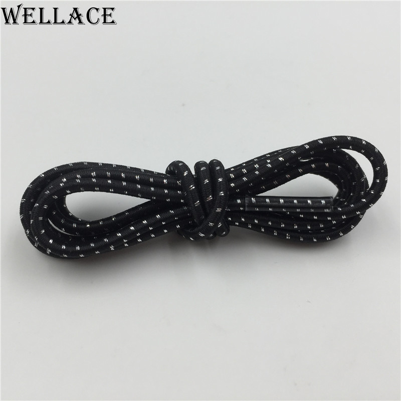 Wellace elastic laces for kids shoes no tie shoelaces Rubber Shoe strings latchet Running/Jogging/Sports Skate bootlaces 120cm/47''