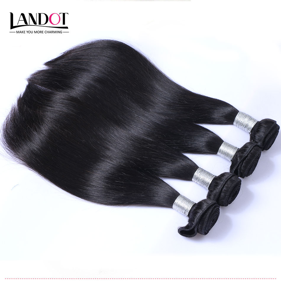 15 Bundles Brazilian Peruvian Malaysian Indian Virgin/Hair Body Wave Straight Unprocessed Brazilian Human Hair Weave Natural Color Extension