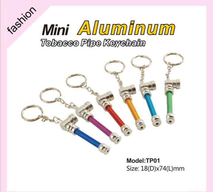 keychain Smoking Pipes Accessories Tools Smoke metal Cigarette Dry Herbal Aluminum tobacco pipe 6colors 74mm length
keychain Smoking Pipes Accessories Tools Smoke metal Cigarette Dry Herbal Aluminum tobacco pipe 6colors 74mm length