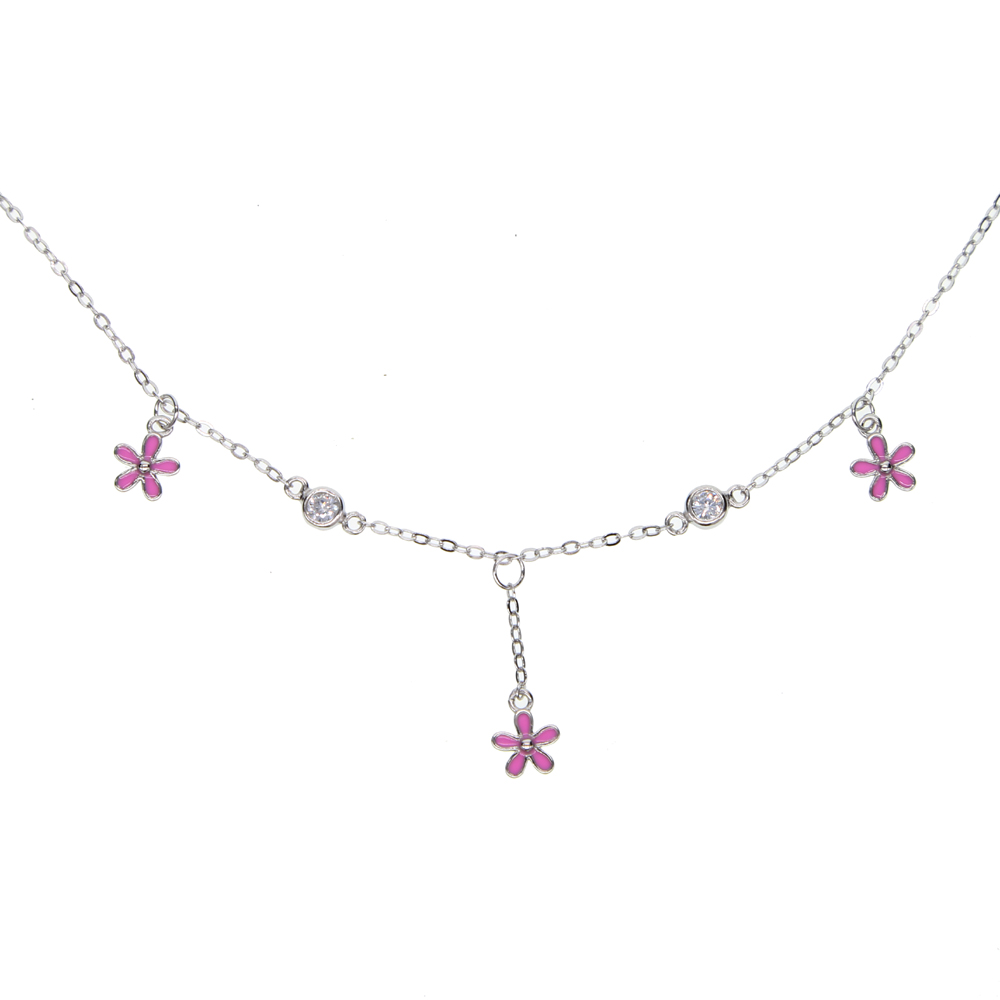 100 925 sterling silver enamel pink black daisy flower charm charm choker fits pandora silver girl gift necklace
100 925 sterling silver enamel pink black daisy flower charm charm choker fits pandora silver girl gift necklace