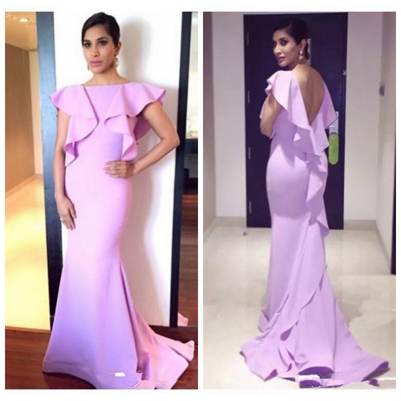2018 Light Purple Mermaid Prom Dresses Sexy Boat Neck Backless Ruffles Red Carpet Celebrity Formal Gowns Evening Dress, Green
2018 Light Purple Mermaid Prom Dresses Sexy Boat Neck Backless Ruffles Red Carpet Celebrity Formal Gowns Evening Dress, Green
