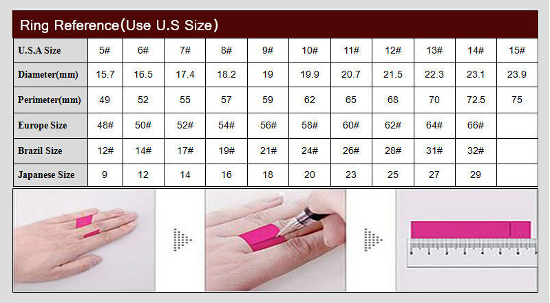 Full 5 Row zircon diamond Jewelry Free Shipping Wholesale Gold Color Stainless Steel Wedding Rings USA size 7/8/9/10/11/12