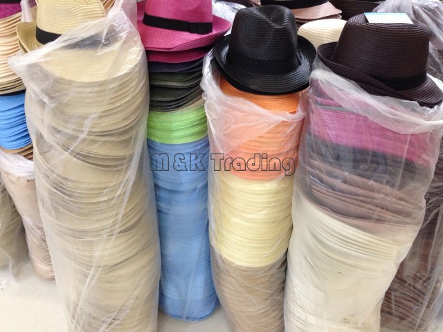 Wholesale Straw Panama Hats Sun Protection Stingy Brim Hat 15 Colors Mixed Vogue Caps Choose Free Ship