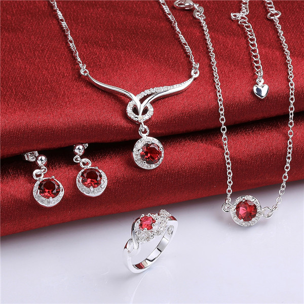 Free shipping 925 sterling silver Insets lucky family of four - red jewelry sets DFMSS784A factory direct sale wedding brand new 925 silver
Free shipping 925 sterling silver Insets lucky family of four - red jewelry sets DFMSS784A factory direct sale wedding brand new 925 silver