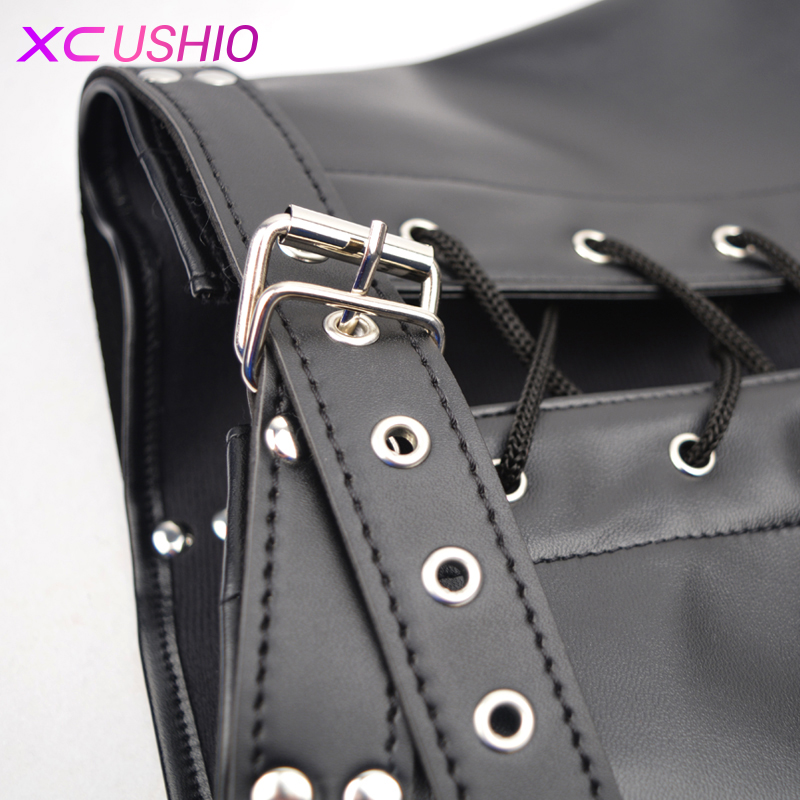 2017 Adult Games Leather Leg Bondage SM Bondage Restraint Sex Bondage Slave Fetish Adult Sex Prodults Sex Toys for Couples 0701