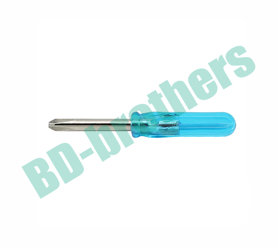 Good Quality Blue 45mm Mini Screwdriver 3.0 mm Phillips / 3.0 Slotted Flathead Straight Type Screwdrivers Key 3000pcs/lot