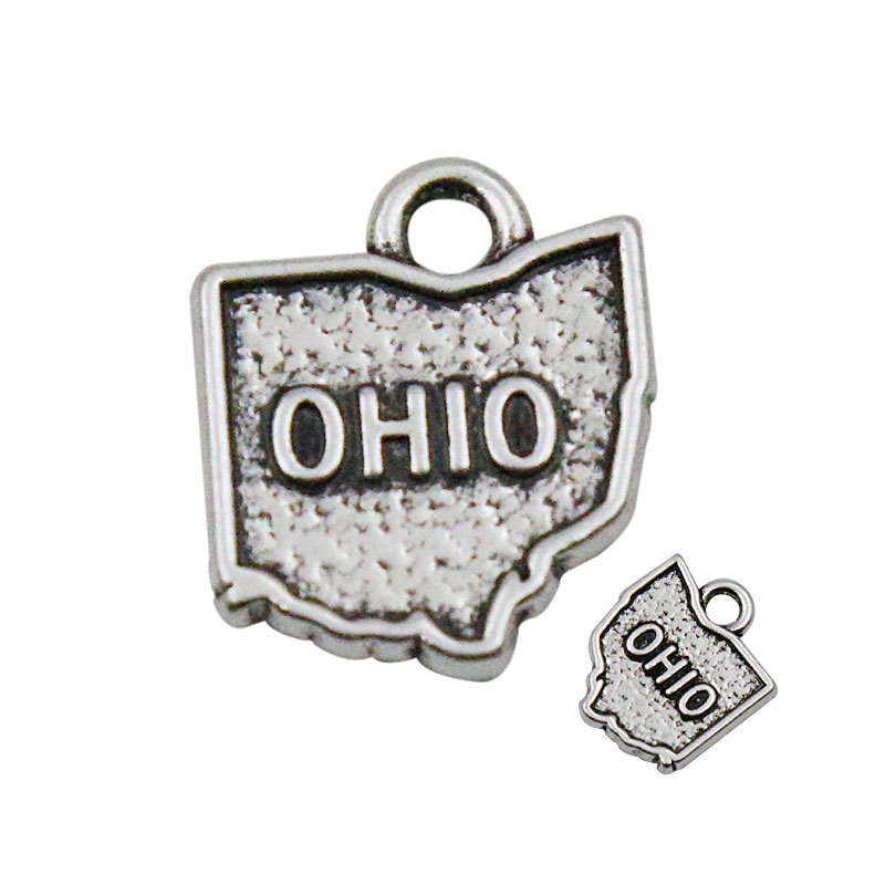 Wholesale American State Map Charms Jewelry Ohio Alloy Charms 14*17mm 50pcs/ot AAC1073
Wholesale American State Map Charms Jewelry Ohio Alloy Charms 14*17mm 50pcs/ot AAC1073