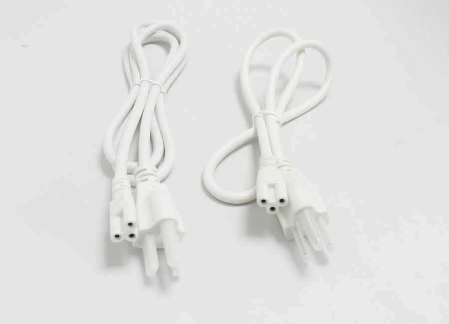free shipping T5 T8 connecting wire Power cords with standard US plug for T5 T8 integrated led tubes 3 Prong 150cm Cable