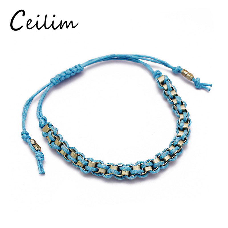 Simple fashion handmade blue woven bracelets for women minimalist charm bracelets cheap jewelry gift for daily holiday 2018
Simple fashion handmade blue woven bracelets for women minimalist charm bracelets cheap jewelry gift for daily holiday 2018