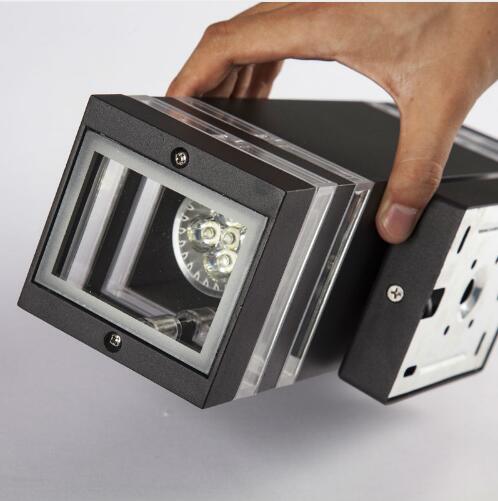 Outdoor Waterproof E27 LED Wall Lamp Porch Lights Up and Down Dual-Head Aluminum Light for Garden Yard Corridor Balcony