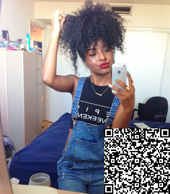 160g Brazilian hair kinky curly ponytails Clip in human hair Afro kinky ponytail Afro puff for black women jet puff #1