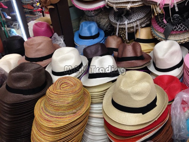 Wholesale Straw Panama Hats Sun Protection Stingy Brim Hat 15 Colors Mixed Vogue Caps Choose Free Ship