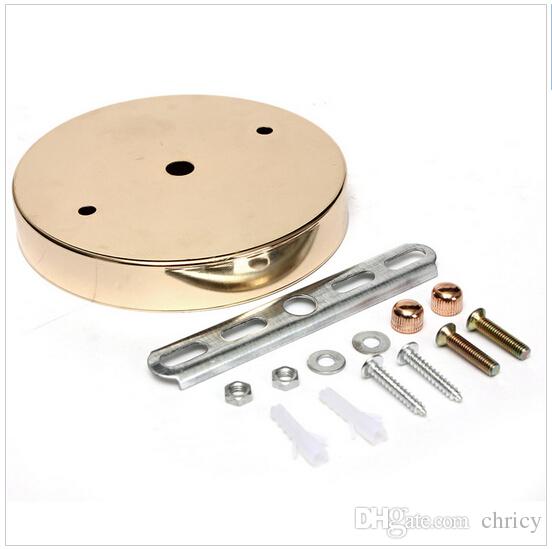 100mm/120mm Ceiling Plate Canopy Wall Sconce Mount LED Vintage Pendant Light Lamp Disc Base Round Ceiling Fixture plate