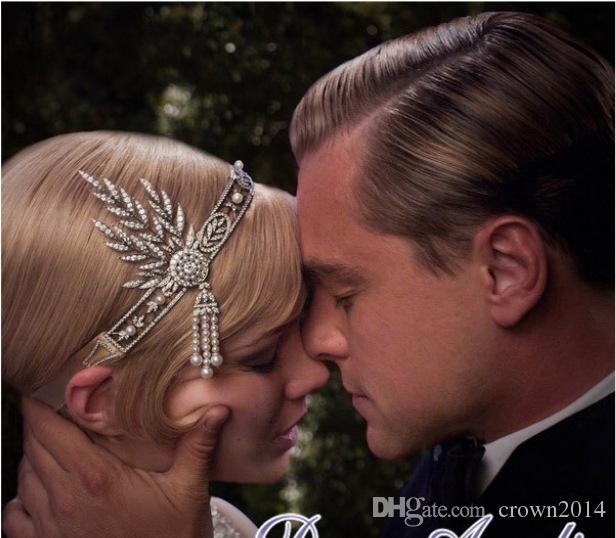 Bling Crystals Wedding Crowns Headpieces 2022 Diamond Jewelry Headband Hair Crown Bridal Accessories Party Tiaras Headpiece the great gatsby