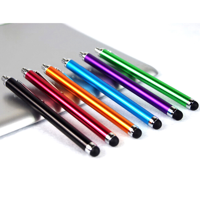 50pcs/lot Aluminum Metal Stylus Touch Screen Pen for Mobile Phone Tablet School Office Supplies Novelty Pens Promotional Pens Papelaria
