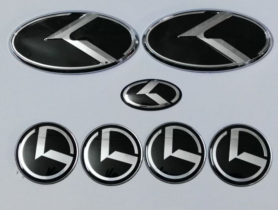 7pcs new black K logo badge emblem for KIA new Forte YD K3 2014 2015/car emblems/3D sticker 
7pcs new black K logo badge emblem for KIA new Forte YD K3 2014 2015/car emblems/3D sticker