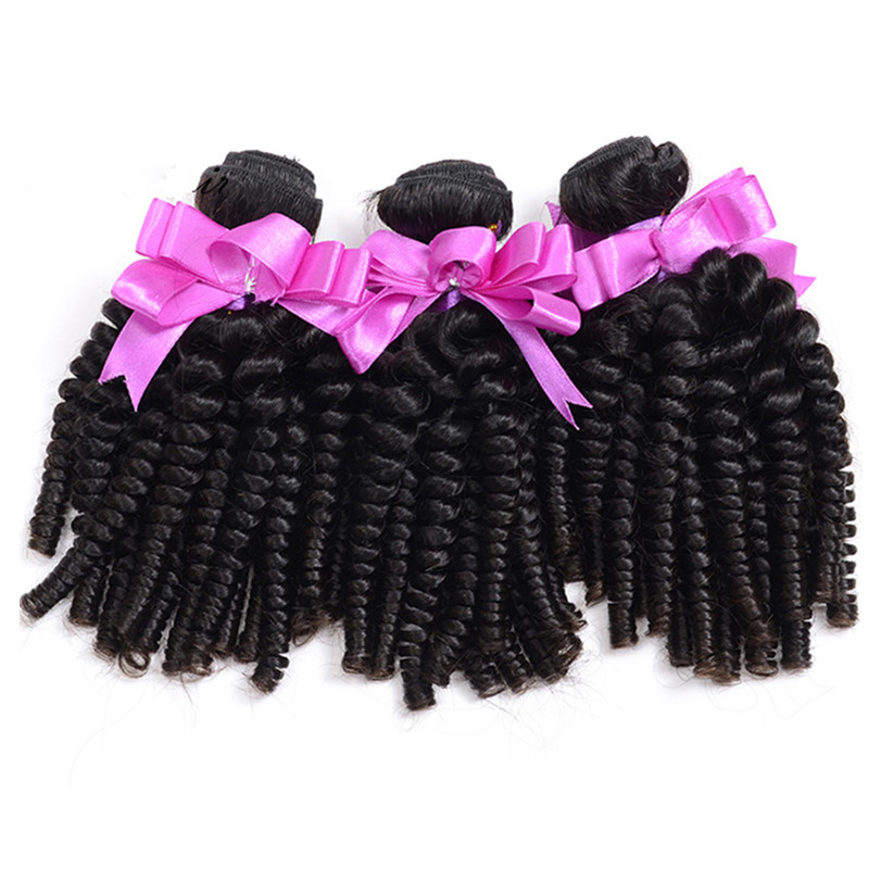 Brazilian Human Hair Extensions Aunty Funmi Unprocessed Indian Peruvian Brazilian Malaysian Virgin Hair Weaves Funmi curly