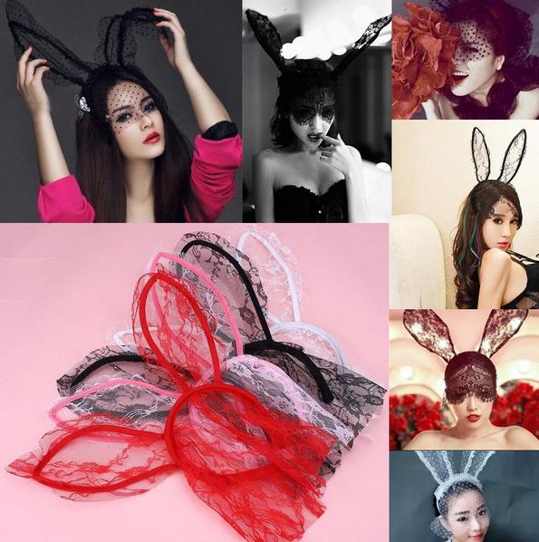 Cosplay Face Eye lace Veil Mask Headband rabbit bunny long ear hairband Halloween Christmas party fancy dress ball Masquerade props gift
Cosplay Face Eye lace Veil Mask Headband rabbit bunny long ear hairband Halloween Christmas party fancy dress ball Masquerade props gift