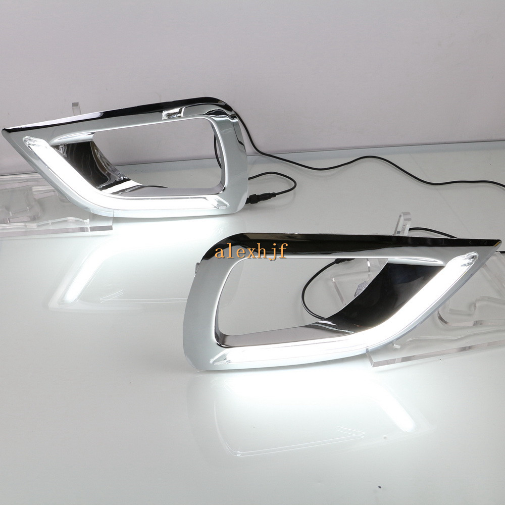 LED Daytime Running Lights DRL Case for Nissan Navara NP300 2015~16, LED Light Guide Front Bumper Fog Lamp, White
LED Daytime Running Lights DRL Case for Nissan Navara NP300 2015~16, LED Light Guide Front Bumper Fog Lamp, White