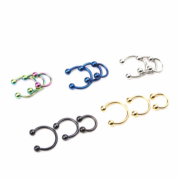 100pcs 16G body piercing jewelry CBR Hoseshoes Ring Nose/Ear/Lip/Nipple ring Mulit Use Ring, Silver
100pcs 16G body piercing jewelry CBR Hoseshoes Ring Nose/Ear/Lip/Nipple ring Mulit Use Ring, Silver