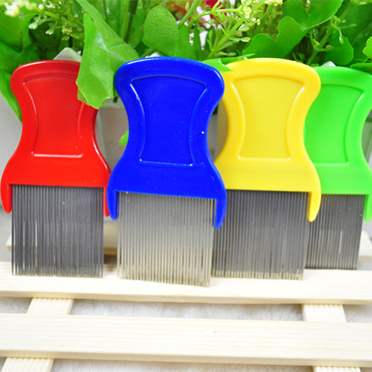 Flea Comb Cootie Stainless Steel Lice Comb for Children Flea Combs