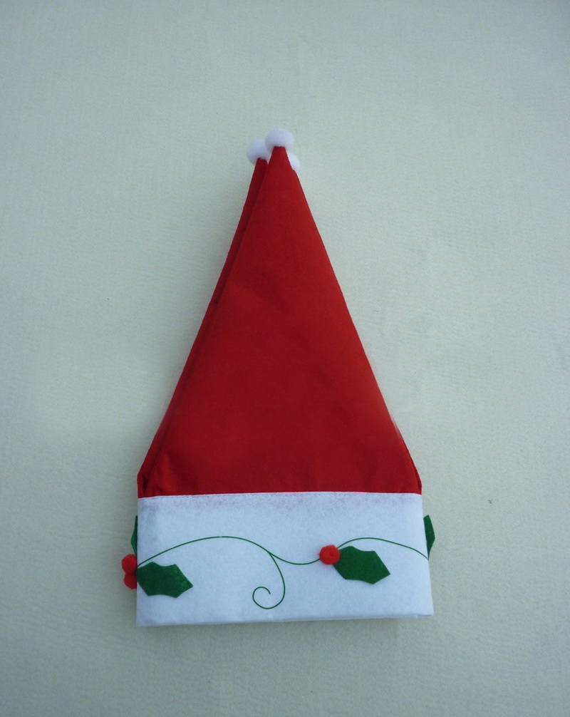 Christmas Curtains Red Christmas Santa Hat Cap Window Valance Curtain Pennant Festival Home Decor Christmas Home Decoration