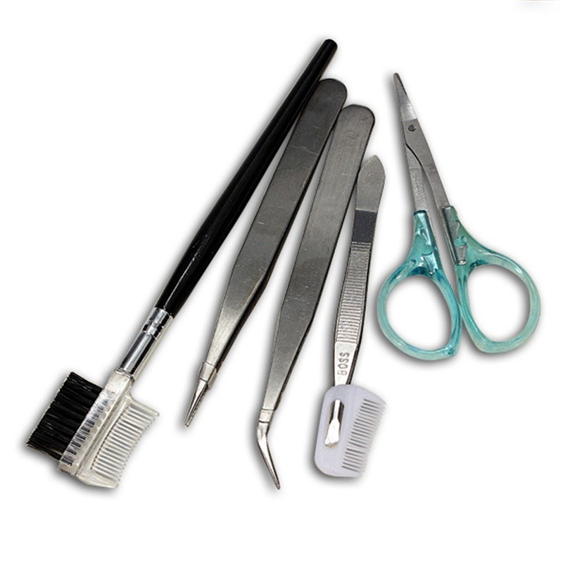 Wholesale-Professional Makeup False Eyelash Extension Cosmetic Set Kit Eye Individual Hand Made Natural Long Lashes Eyes Beauty