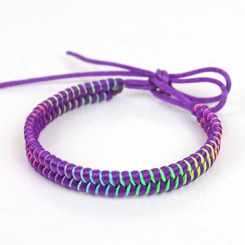 Rainbow Waxed Knitt… - image