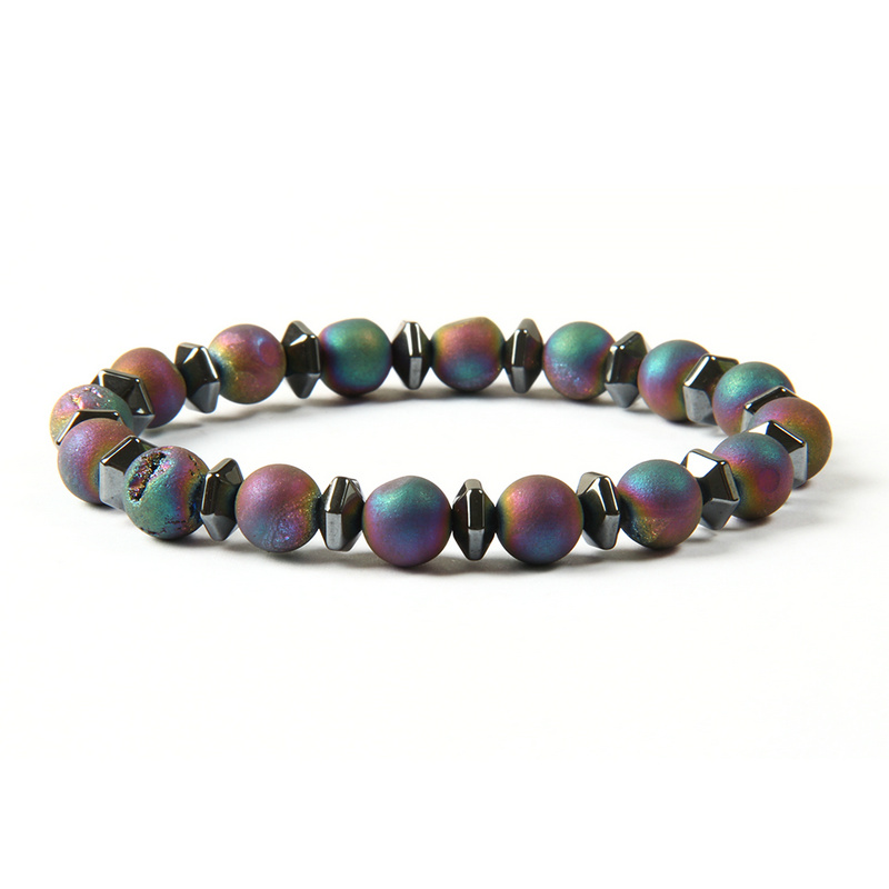 Jewelry Wholesale New Design Blue Purple And Grey Scrubs Openings Laugh Healing Stone Yoga Meditation Bracelet
Jewelry Wholesale New Design Blue Purple And Grey Scrubs Openings Laugh Healing Stone Yoga Meditation Bracelet