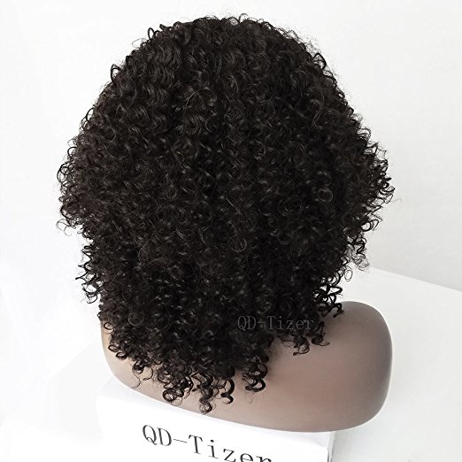 360 Lace Frontal Wig Pre Plucked hd Front Human Hair Wigs 130% Density Bleached Knot cheap16inch kinky curly bob with bang diva1