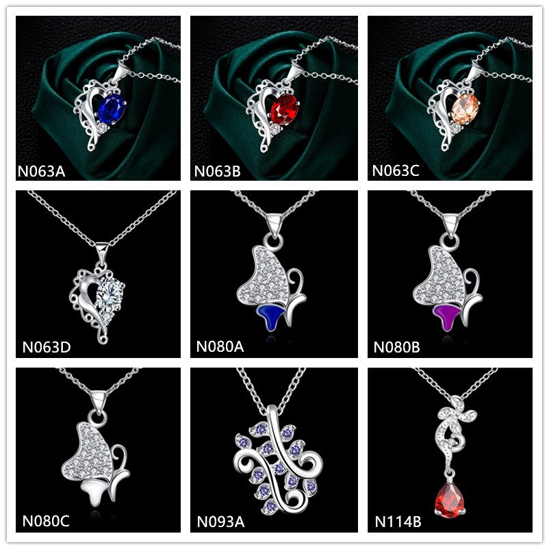 Factory direct sale fashion women's gemstone 925 silver Necklace Pendant 10 pieces a lot mixed style,sterling silver Pendant Necklaces EMN27
Factory direct sale fashion women's gemstone 925 silver Necklace Pendant 10 pieces a lot mixed style,sterling silver Pendant Necklaces EMN27