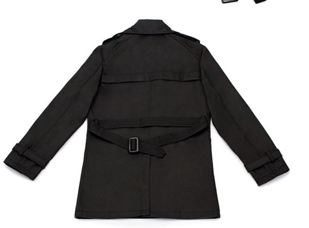 2016 Winter Charm Men Vintage Trench coat Elegant Man Windproof Coat Black,khaki M-4XL Classic Design Men Trench Coat