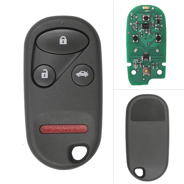 

Replacement Remote Car Key Fob 3+1 Button 313.8MHz for Honda CR-V 2002-2004 FCC ID:OUCG8D-344H-A,Free programming, Black
